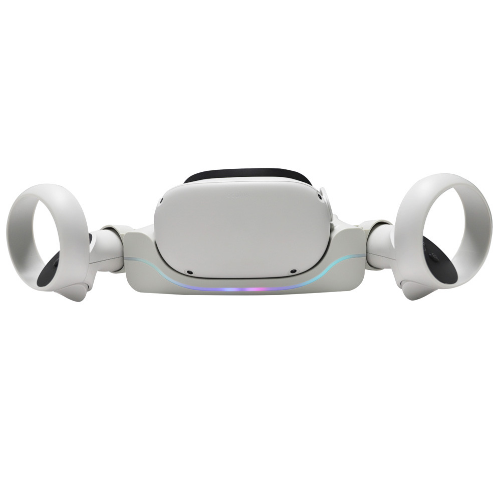 [VR]오큘러스 퀘스트2 전용 LED조명 충전독 충전기 거치대