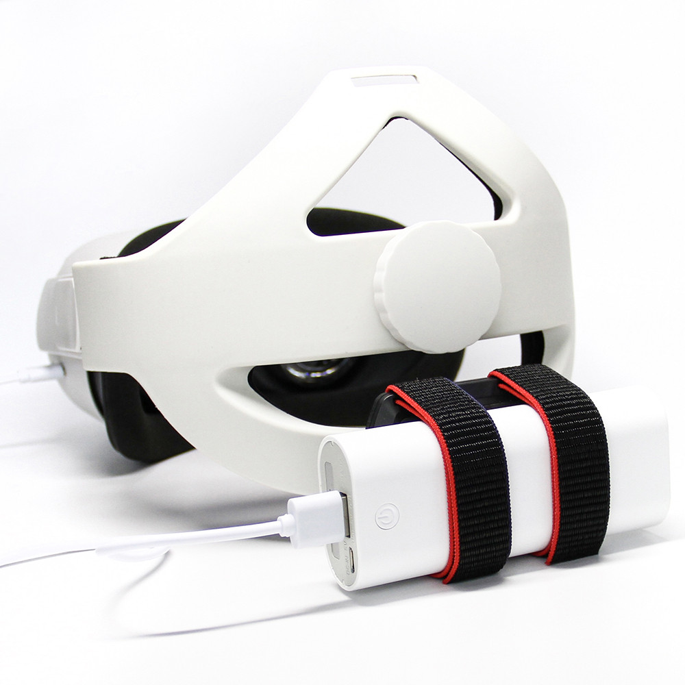 [VR]오큘러스 퀘스트2 보조배터리 충전 홀더 벨.트 헤일로 엘리트 스트랩용 악세사리